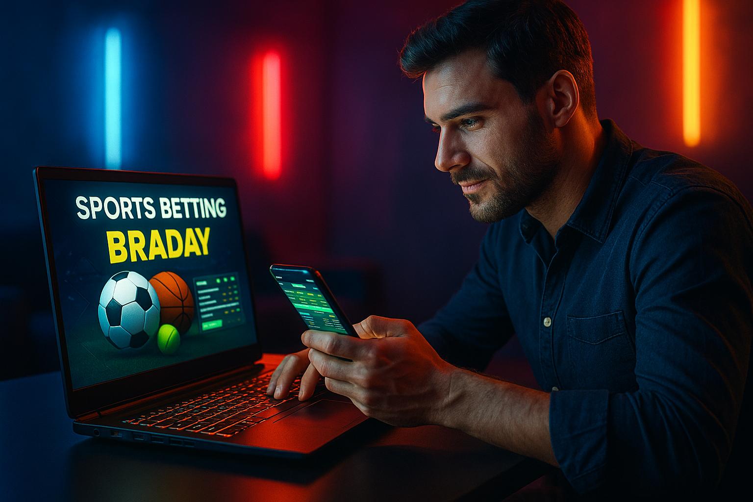 Apostas esportivas no cassino online BRADAY