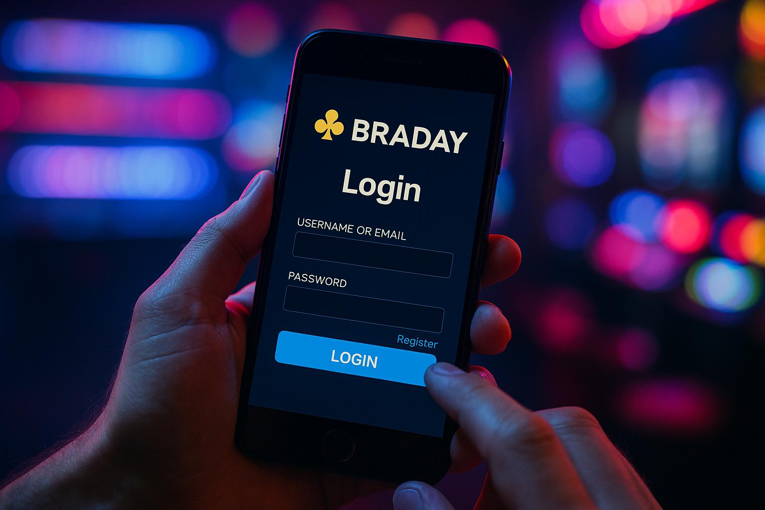 Criar uma nova Conta no plataforma BRADAY